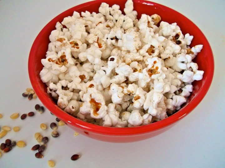 Red Bowl of Popcorn