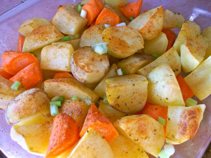 southwest golden crisp potatoes and carrots