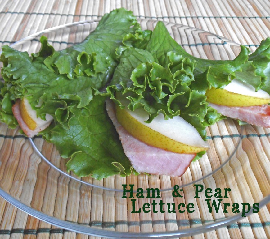 Ham & Pear Lettuce Wraps