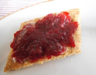 Hard Tack with Jam