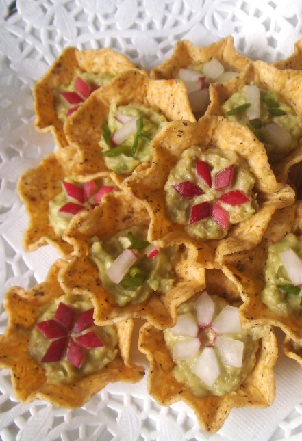 Poinsettia Flower Guacamole Blossoms