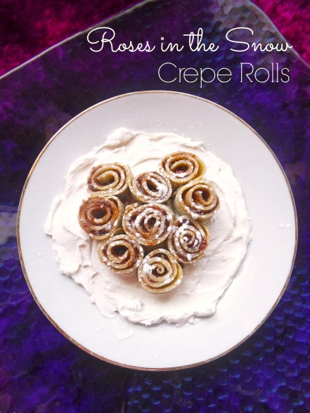 Rosette Crepes atop Whipped Coconut Cream