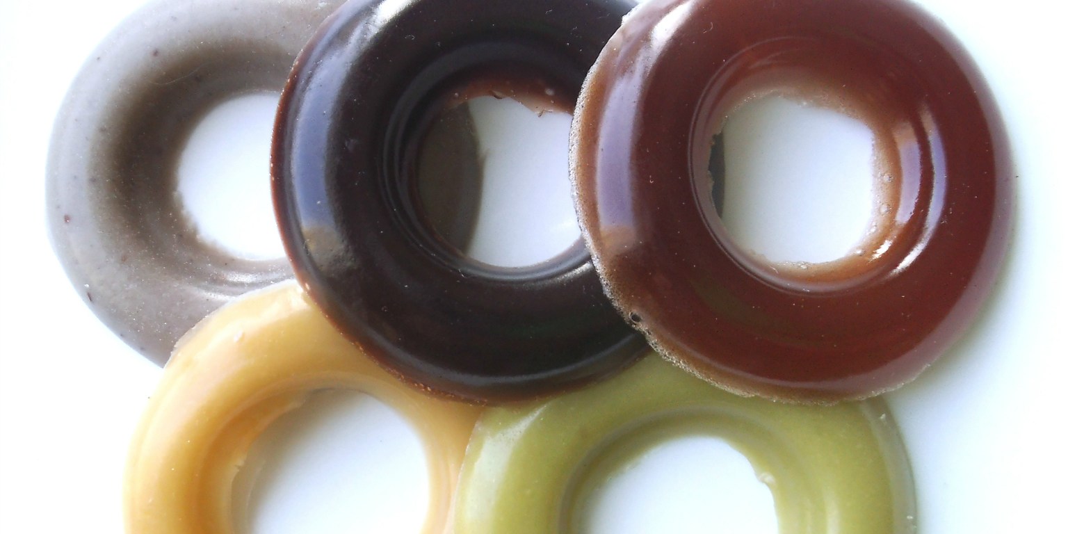 Olympic Rings Gummy Candies in Blue, Black, Red, Yello, and Green