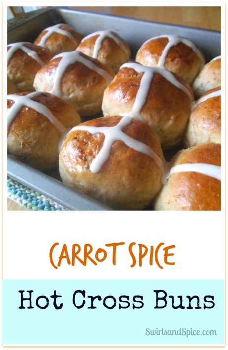 Carrot Spice Hot Cross Buns