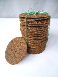 Buckwheat Crackers made with Lentils