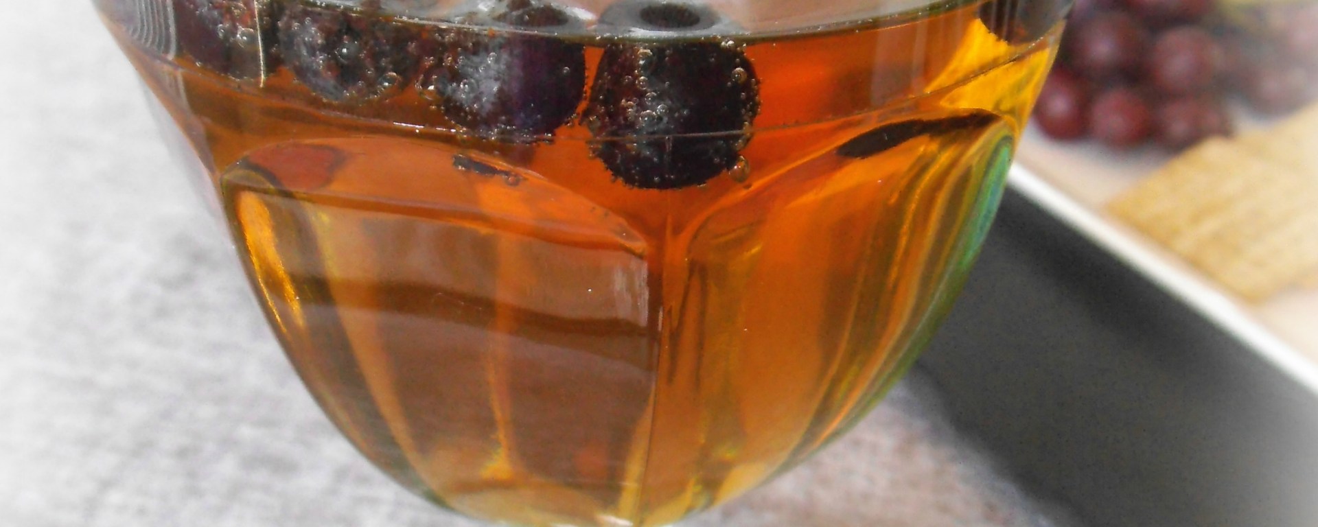 Sparkling Saskatoon Berry Punch