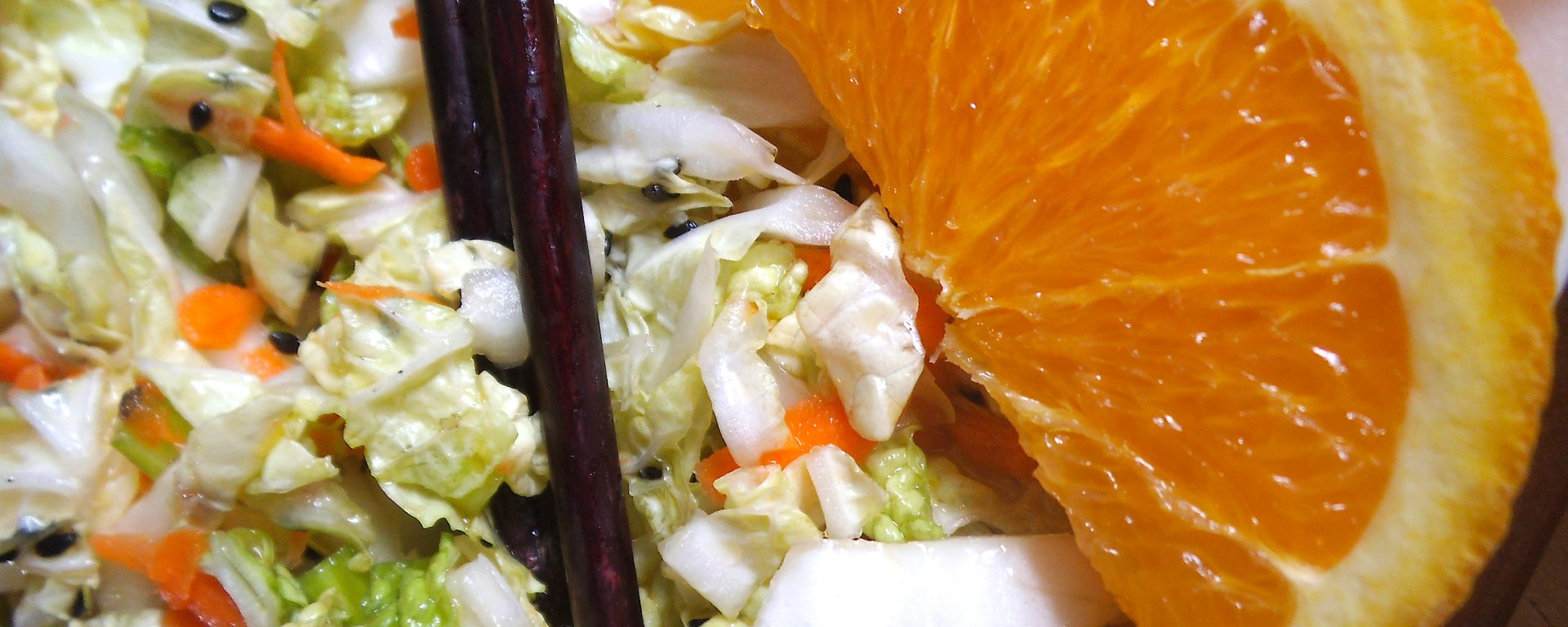 Napa Salad with Sesame Orange Dressing