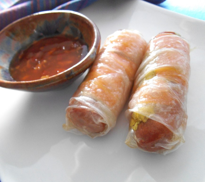 Gluten-Free Pigs in a Rice Sheet