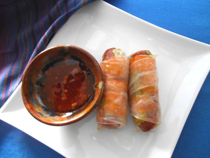 Gluten-Free Pigs in Rice Wrappers