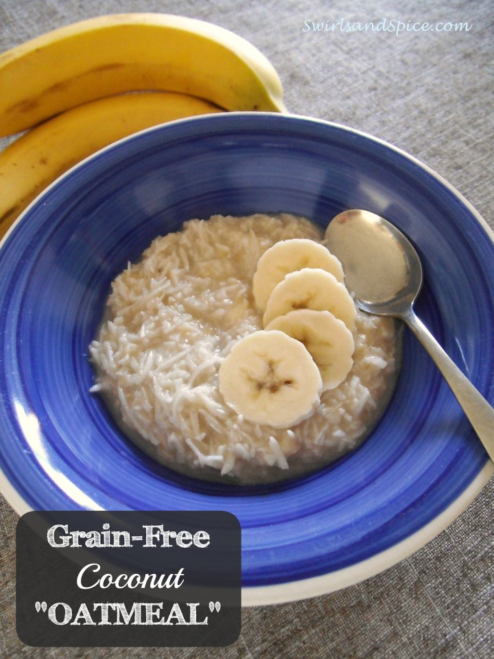 Grain-Free "Oatmeal" Made from Coconut Shreds