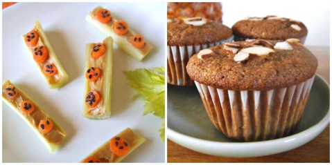 Celery Sticks + Gluten Free Pineapple Muffin