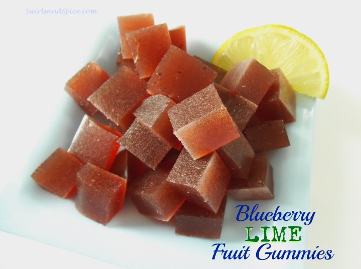 Blueberry Lime Fruit Gummies {Paleo-Friendly}