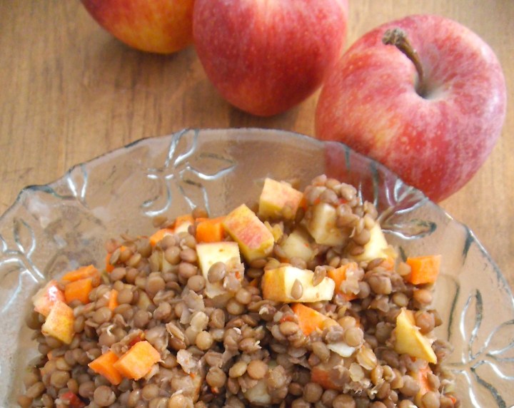 Harvest Lentil Salad with Goji Berry Vinaigrette