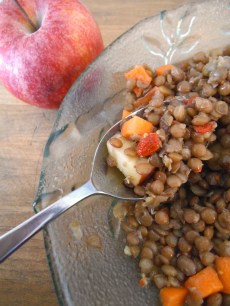 Harvest Lentil Salad with Goji Berry Vinaigrette