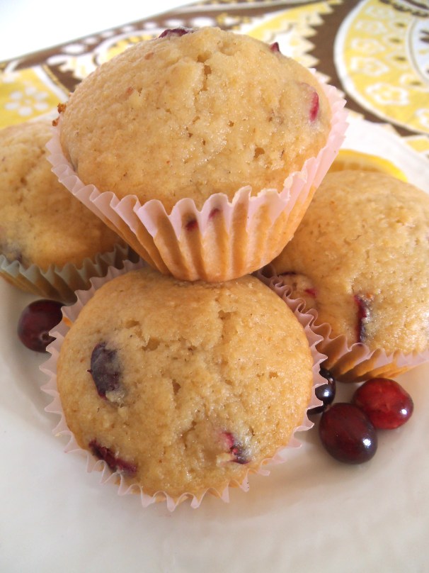 Cranberry Lemon Muffins | Swirls and Spice
