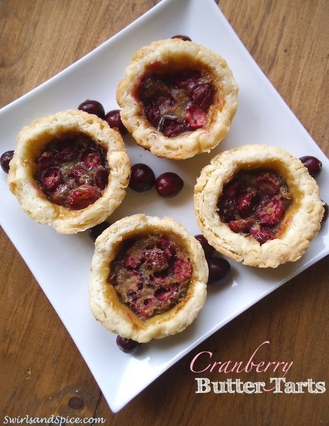 Cranberry Butter Tarts