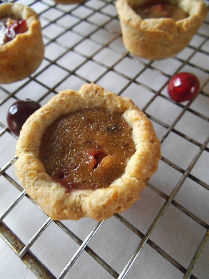 Cranberry Date Tartlets {Gluten Free}