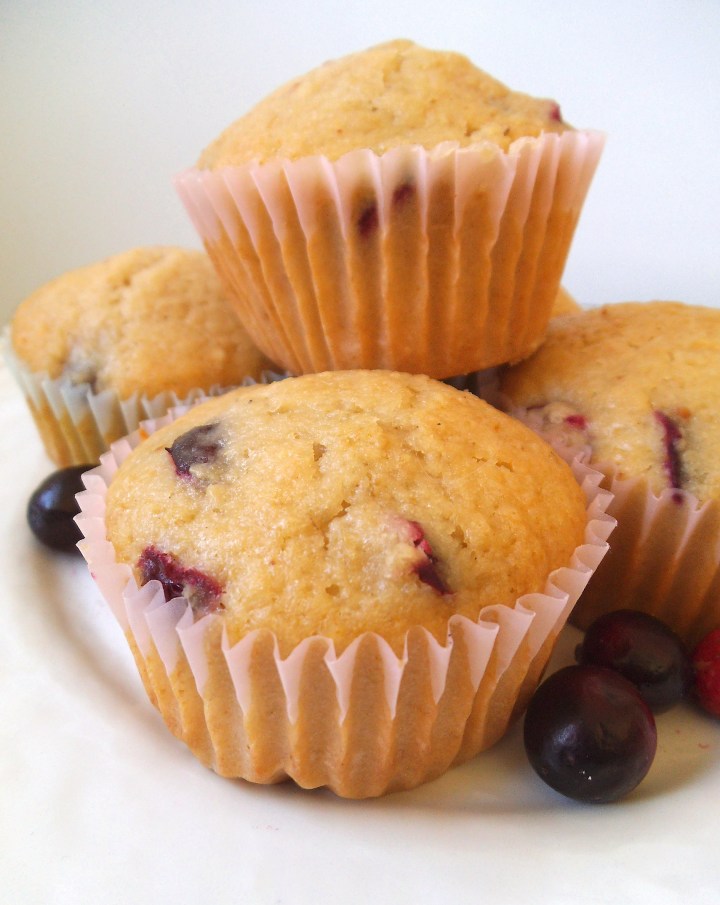 Cranberry Lemon Muffins | Swirls and Spice