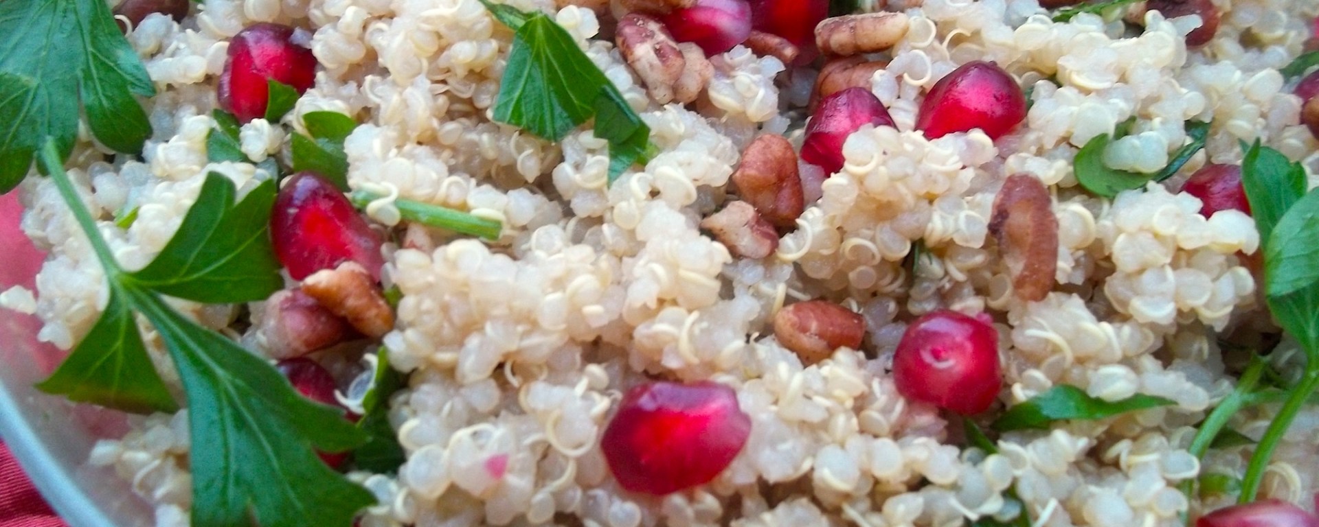 Pomegranate Quinoa Salad with Citrus Dressing