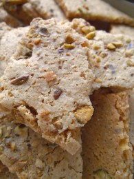 Pistachio Almond Cookie Brittle