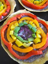 Rainbow Tostadas | Swirls and Spice
