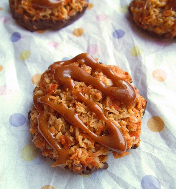 Healthier Samoa Coconut Cookies