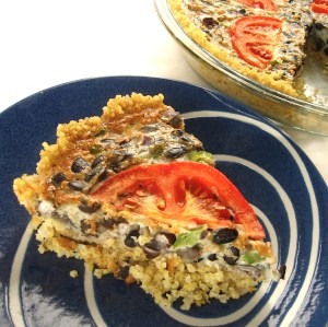 Mexican Frittata with Millet Crust | Swirls and Spice