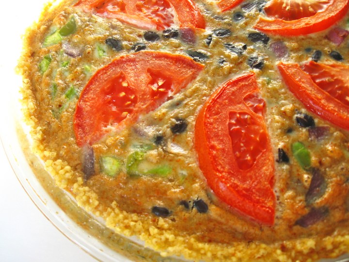 Mexican Frittata with Millet Crust | Swirls and Spice