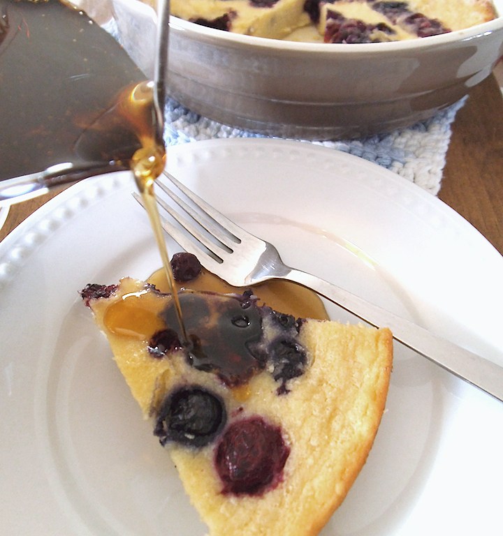 Berry Lemon Oven Pancake | Swirls and Spice