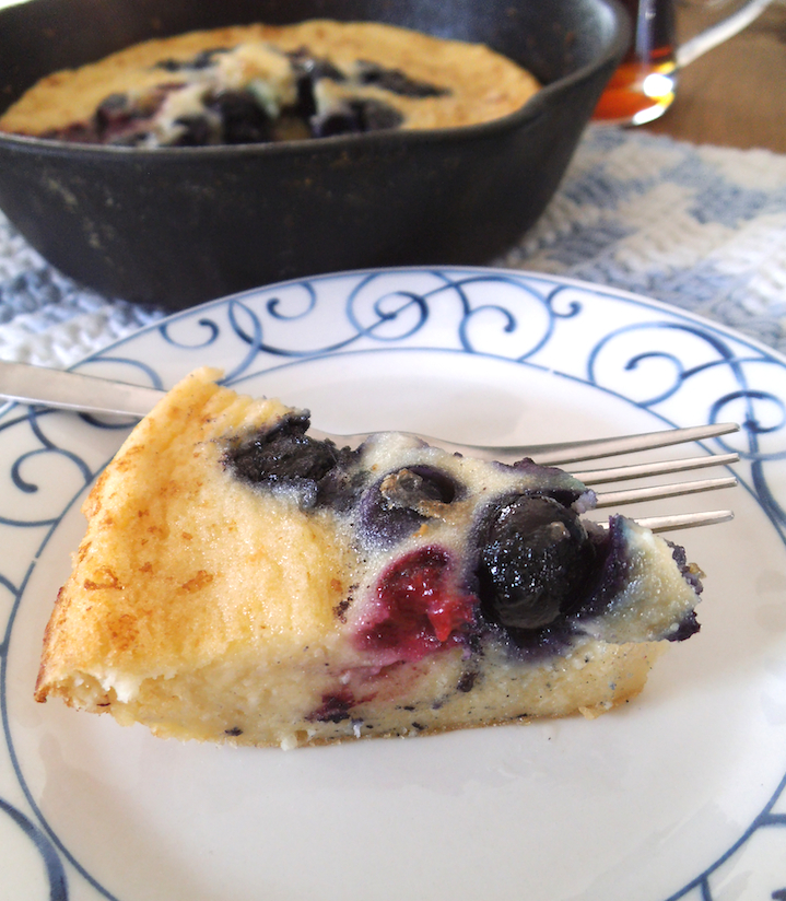 Berry Lemon Oven Pancake | Swirls and Spice