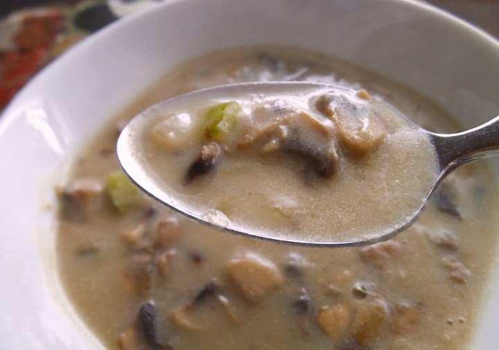 Creamy Mushroom Soup with Cashew Milk | Swirls and Spice