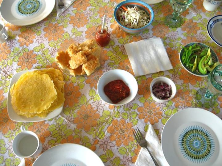 Pan-Fried Fish Taco Stations | Swirls and Spice