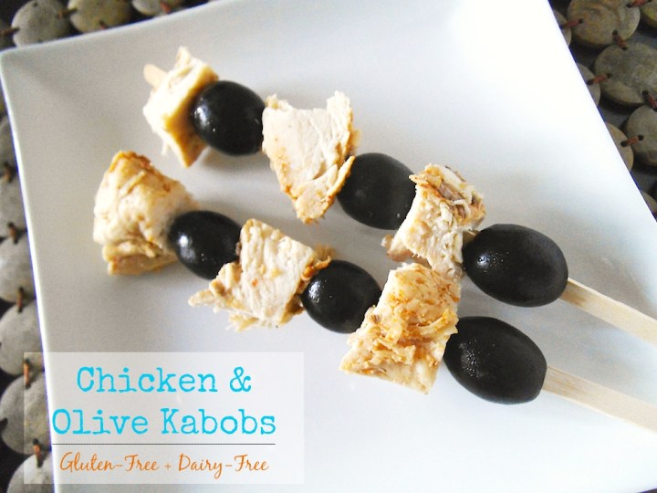 Chicken and Olive Kabobs | Swirls and Spice