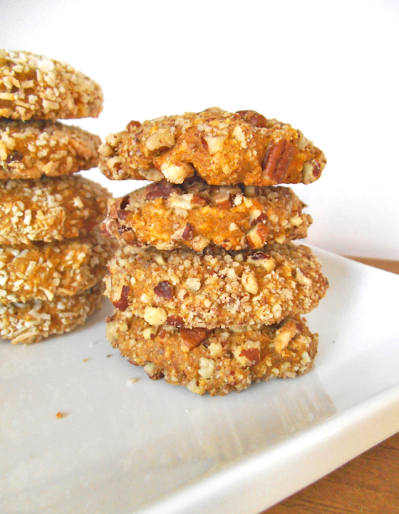 Pecan Spice Cookies with Sweet Potato | Swirls and Spice