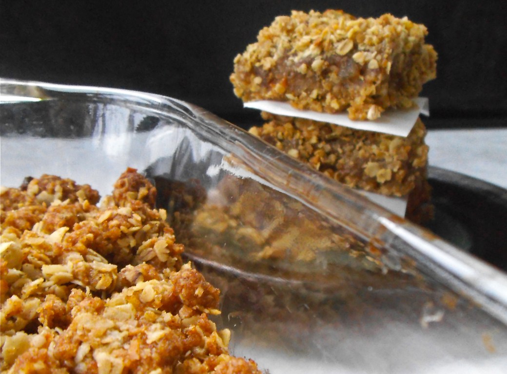 Flourless Cardamom Coconut Date Squares | Swirls and Spice