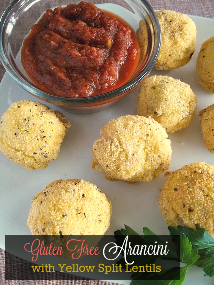 Arancini with Yellow Split Lentils | Swirls and Spice