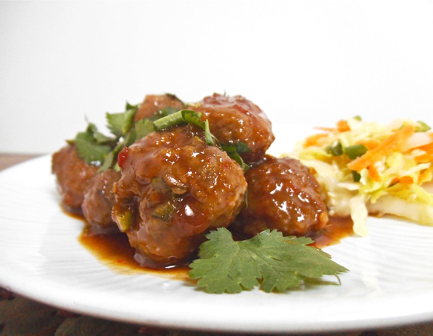 Viet-Thai Meatballs | Swirls and Spice