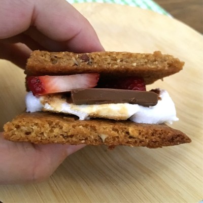 Gluten-Free Strawberry S'mores | Swirls and Spice