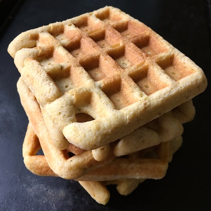 Cornbread Waffles (Gluten-Free Option) | Swirls and Spice
