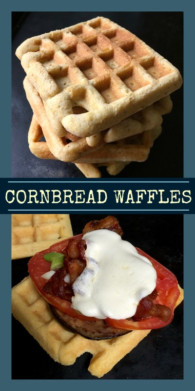 Cornbread Waffles | Swirls and Spice | #glutenfree