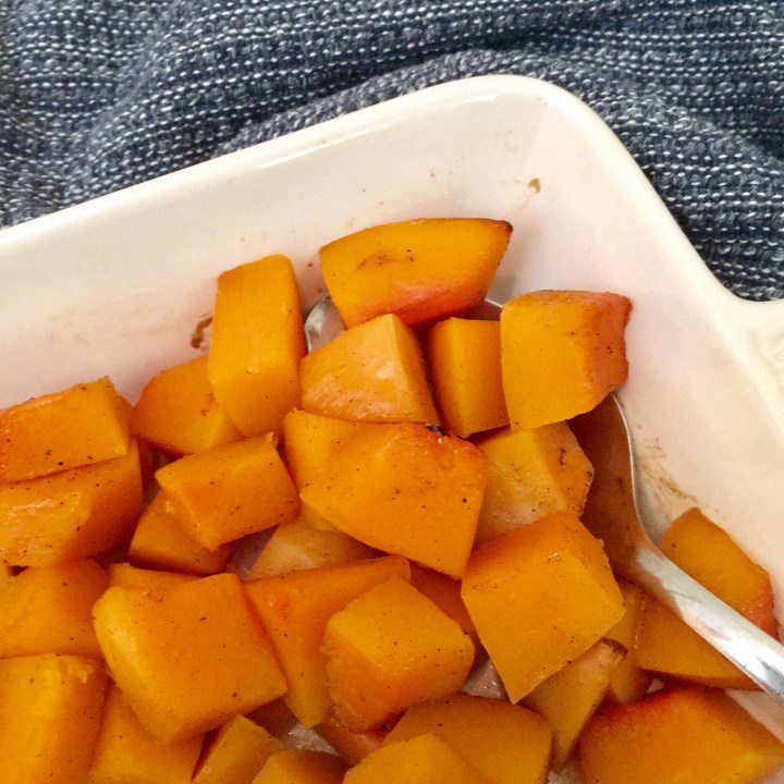 Butternut Squash with Spiced Cider Side Dish | Swirls and Spice
