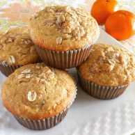 Orange Oat Muffins | Swirls and Spice #glutenfree