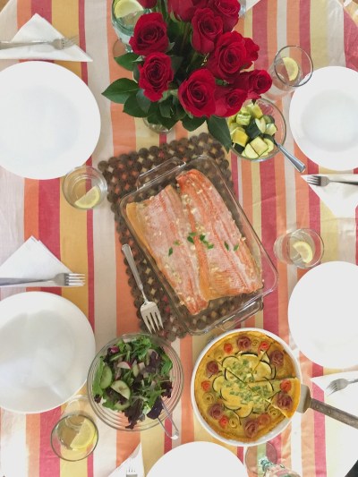 Savory Rosette Brunch Tart with Polenta Crust | Swirls and Spice