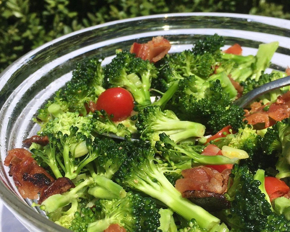 Broccoli Bacon Salad by Swirls and Spice
