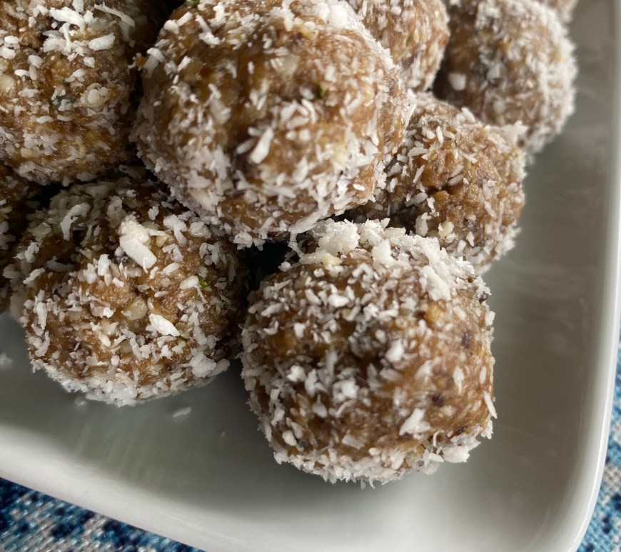 Grain free energy bites with nut free option